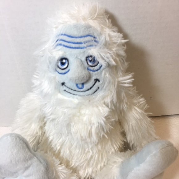 BIGFOOT SNOWSQUATCH Yeti Stuffed Animal Plush 10" White - Picture 3 of 6